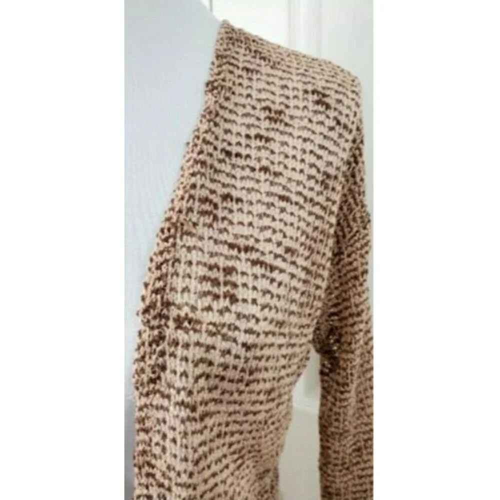 Xhilaration Womens Cardigan Sz S/P Knit top and sheer at the waist to the knee.